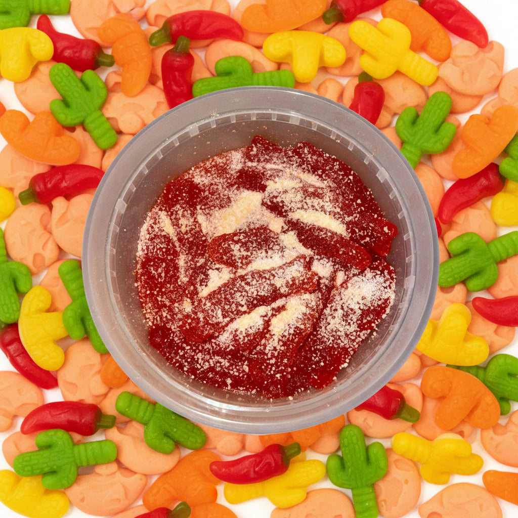 Peach Swedish Fish Gummy Sweet & Sour (8oz)