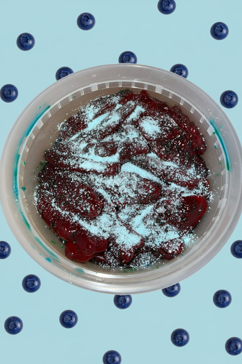 Blue Berry Raspberry Swedish Fish Gummy Sweet & Sour (8oz)