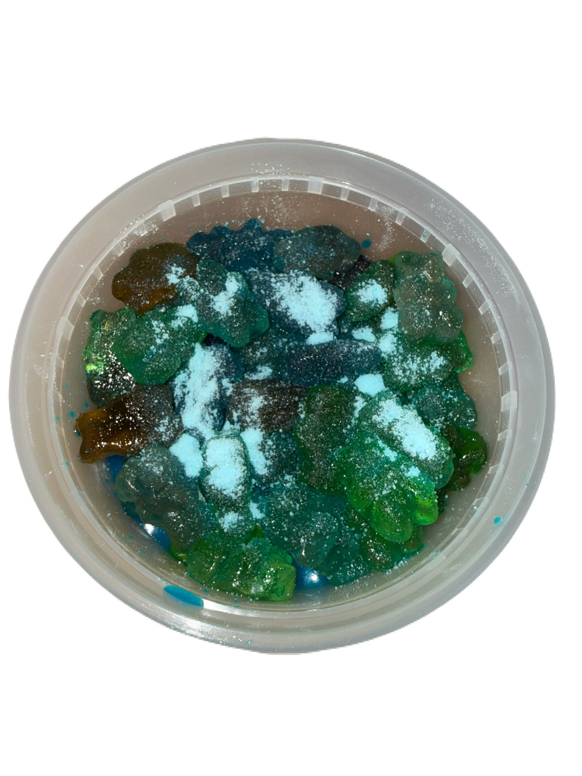 Blue Raspberry Gummy Bear Sweet & Sour Gooey (8oz)