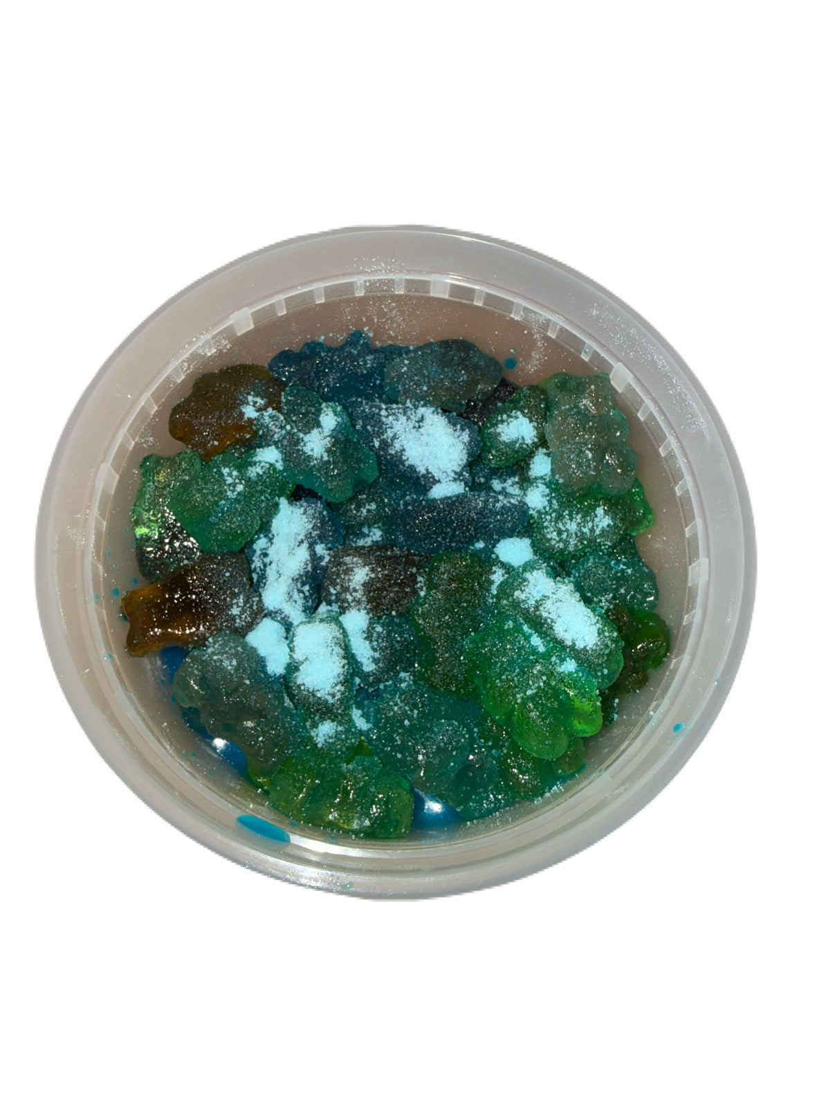 Blue Raspberry Gummy Bear Sweet & Sour Gooey (8oz)