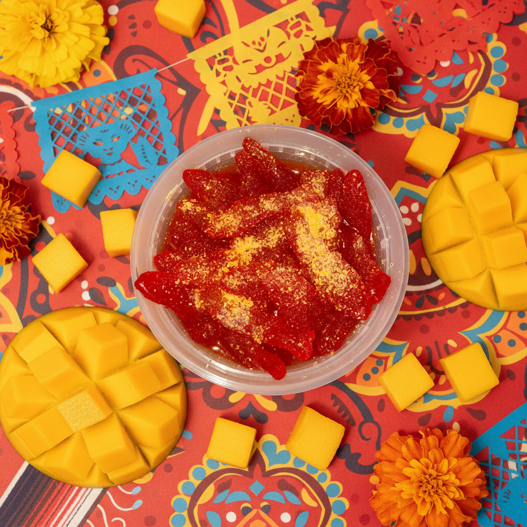 Mango Swedish Fish Gummy Sweet & Sour (8oz)